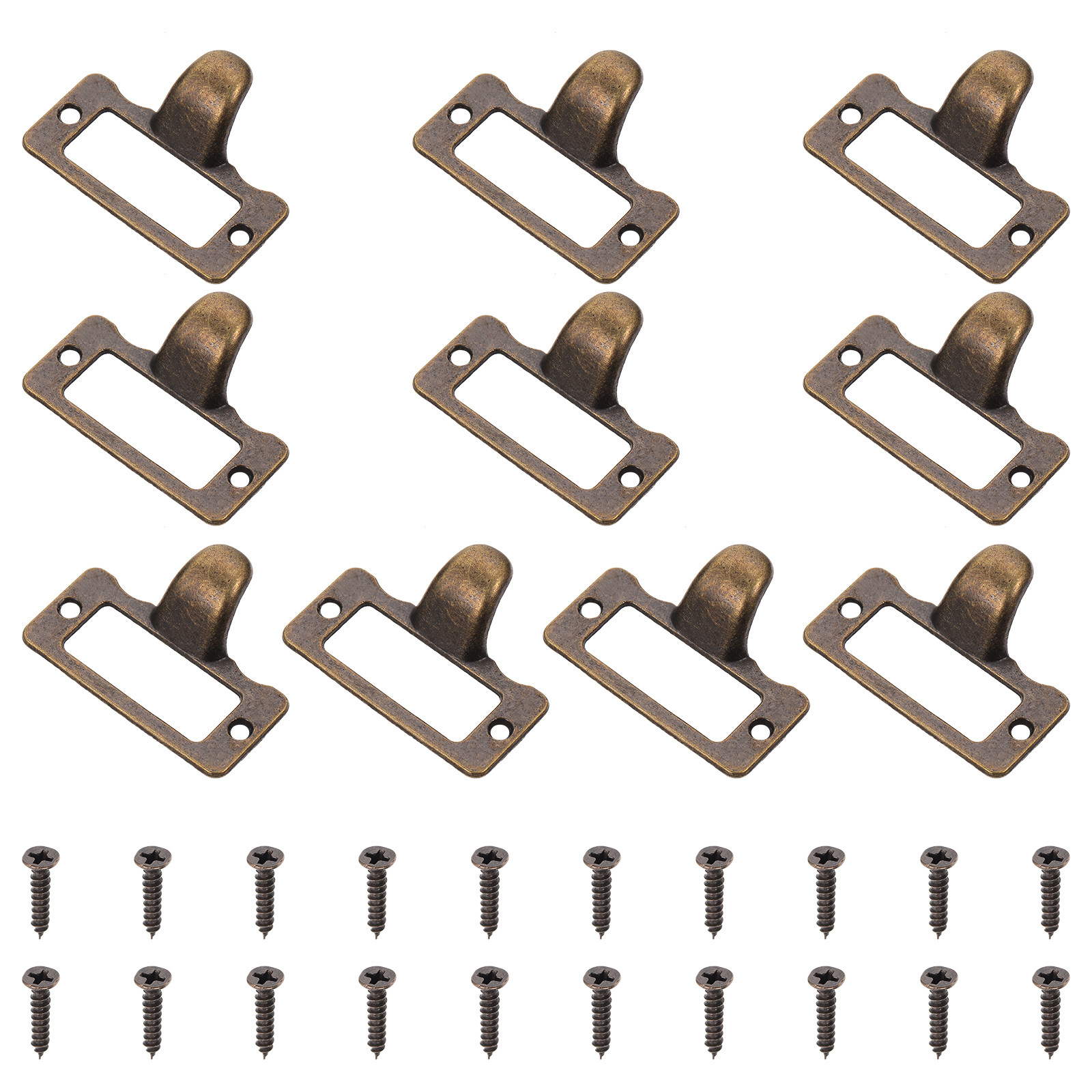 Office Furniture Names - 10Pcs Retro Zinc Alloy Label Pull