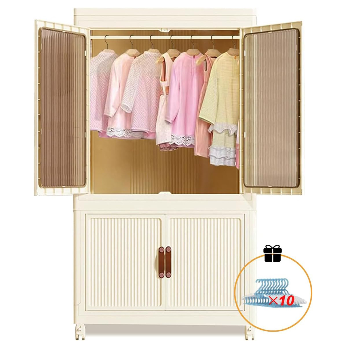 Office Furniture China - Foldable Wardrobe Cabinet with Wheels, Bardrobe