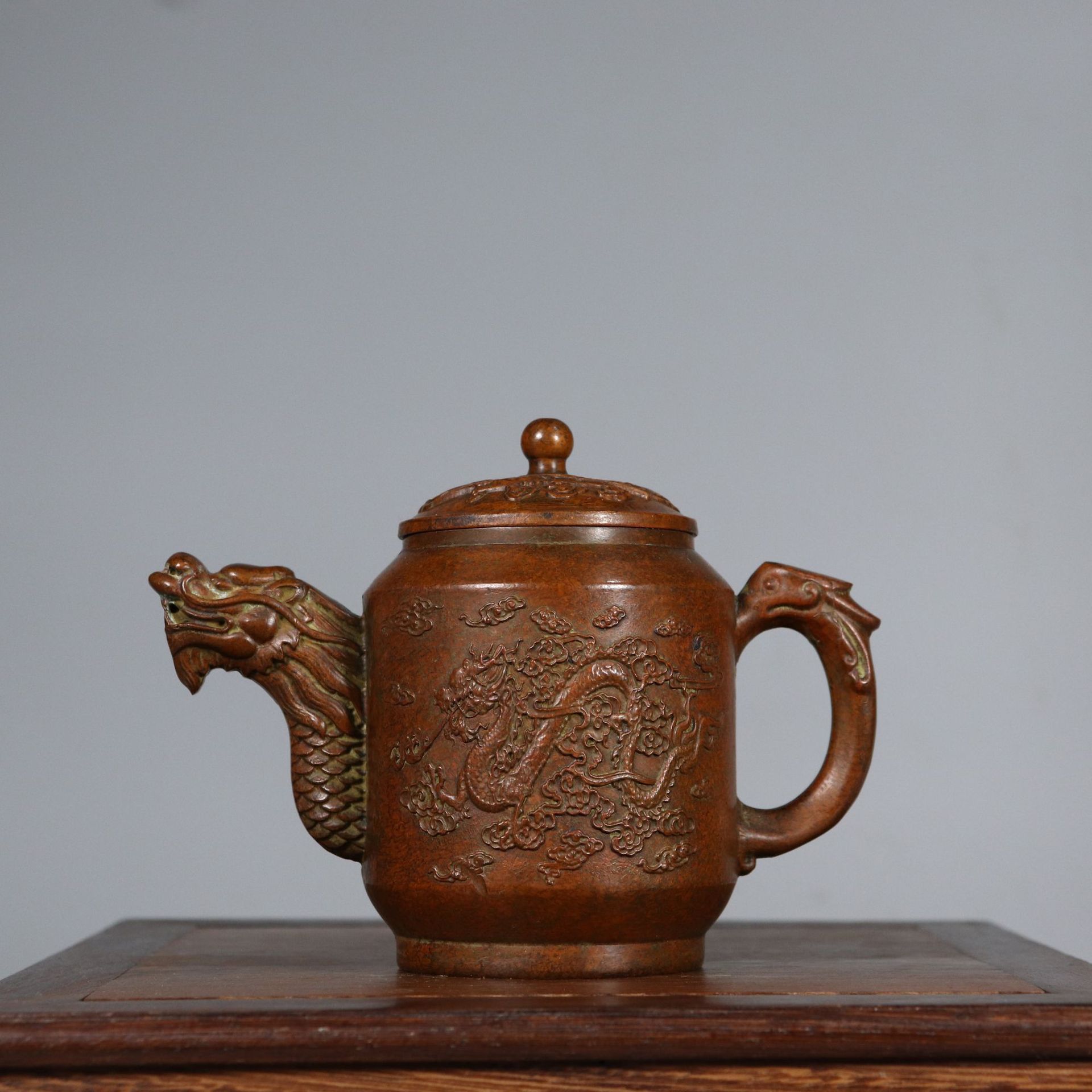 Office Furniture Phoenix - Brass Dragon Phoenix Teapot Dragon Head