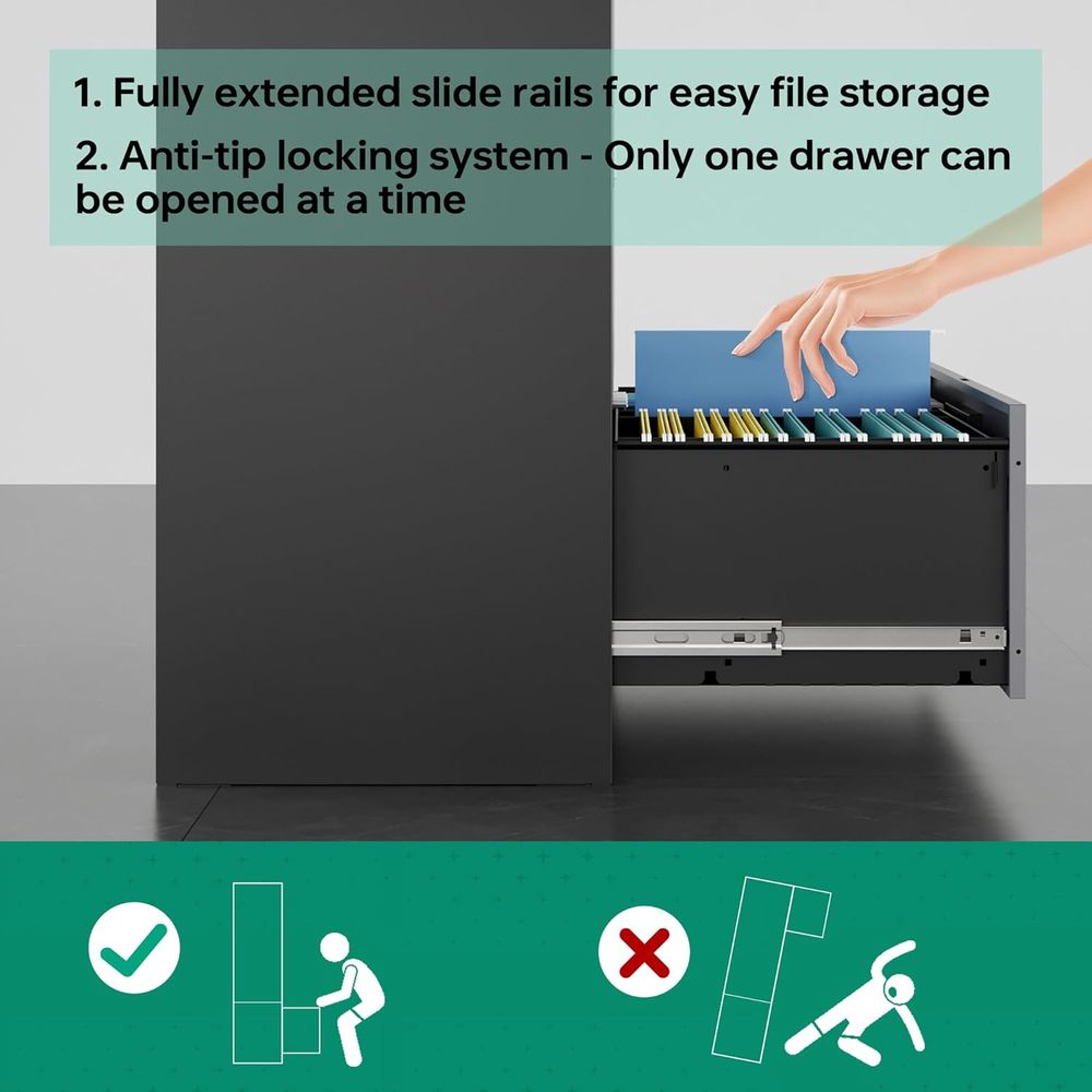 Metal Lateral File Cabinet wit - File Cabinet Lateral บทวิจารณ์และราคา