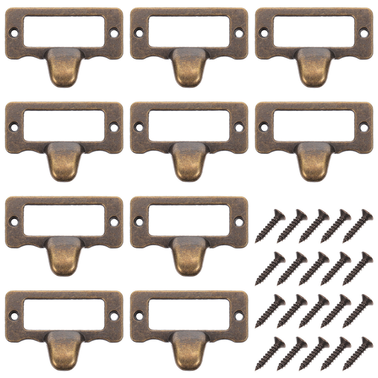 10Pcs Retro Zinc Alloy Label P - Office Furniture Names บทวิจารณ์และราคา