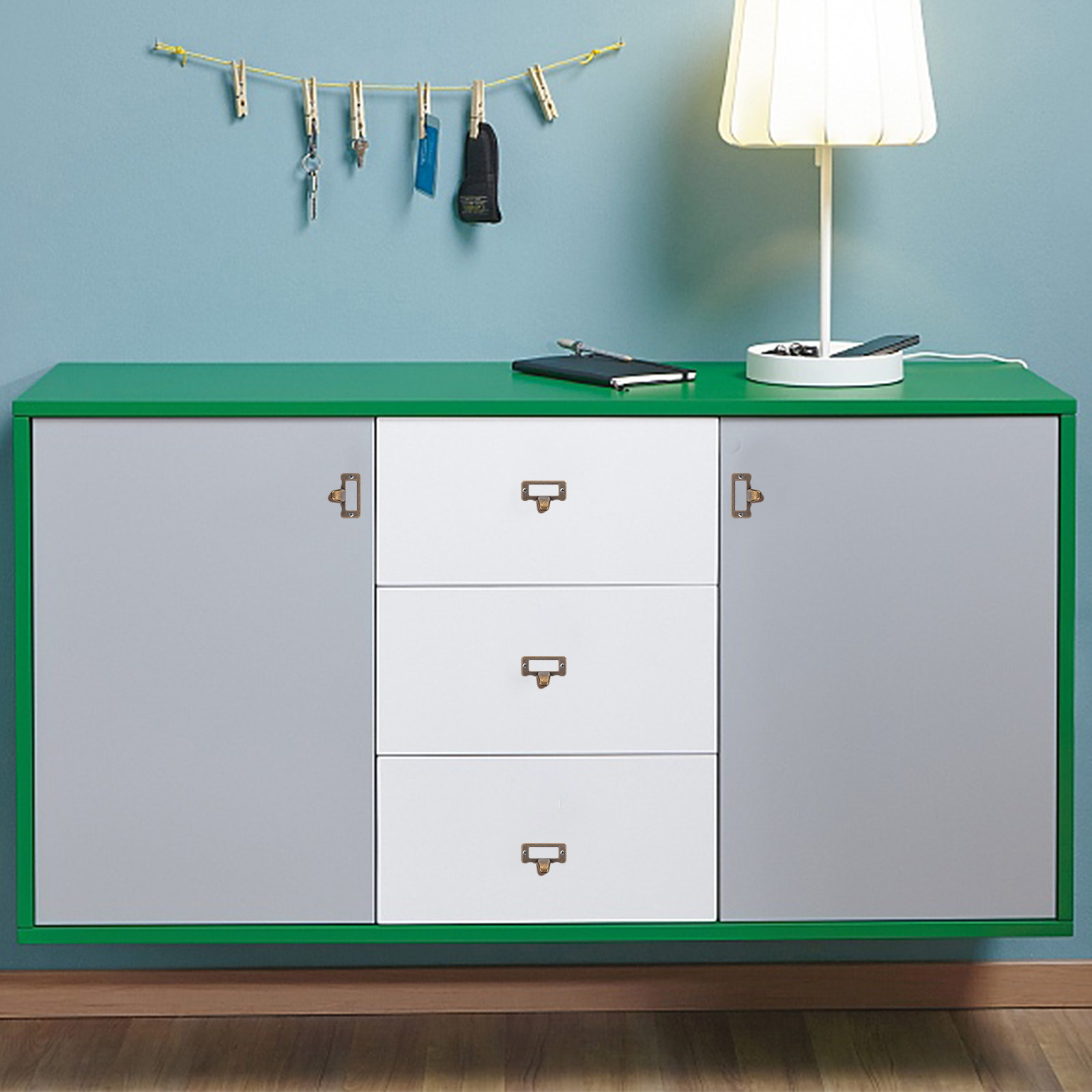 10Pcs Retro Zinc Alloy Label P - Office Furniture Names บทวิจารณ์และราคา