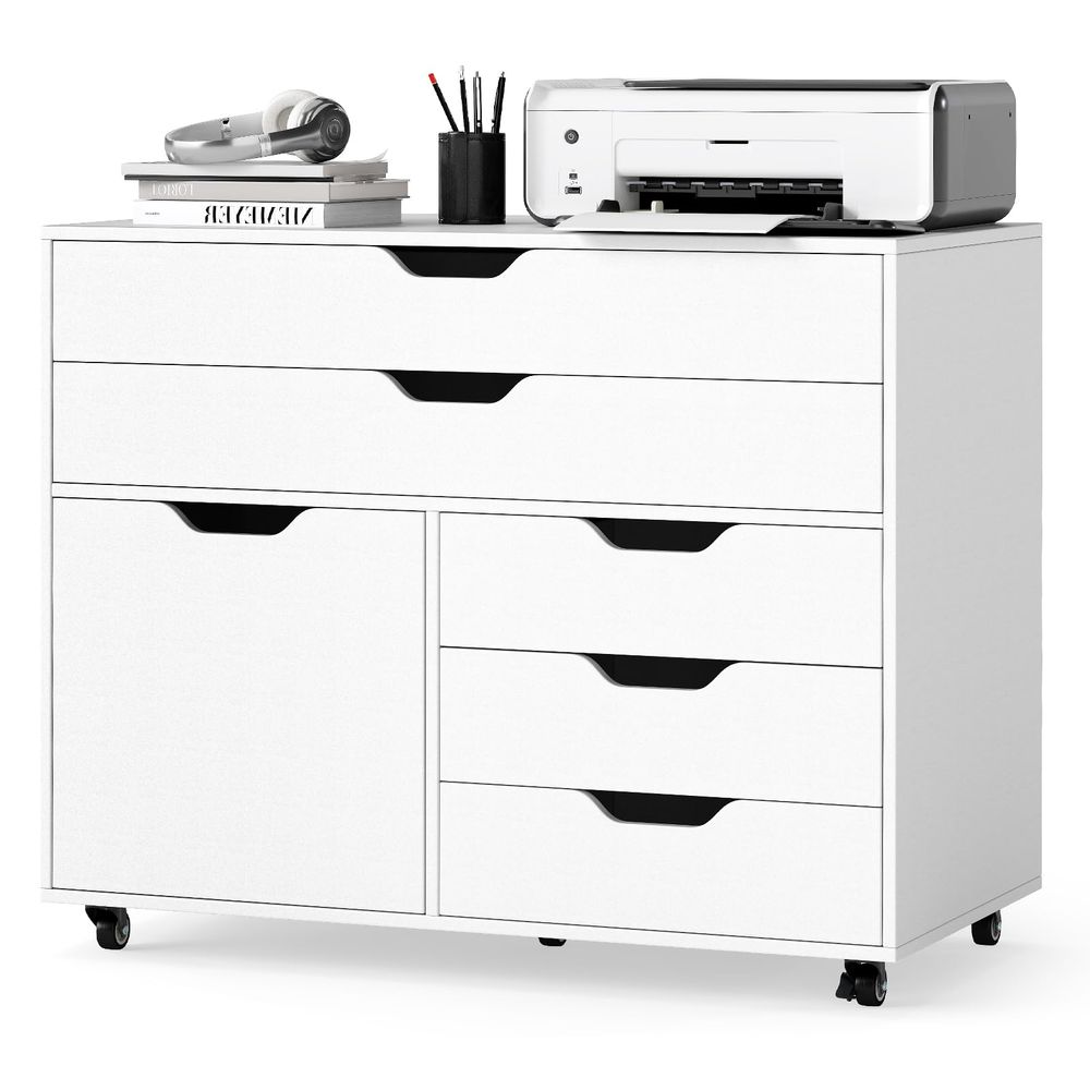 5Drawer Mobile File Cabinet, R - File Cabinet Lateral บทวิจารณ์และราคา
