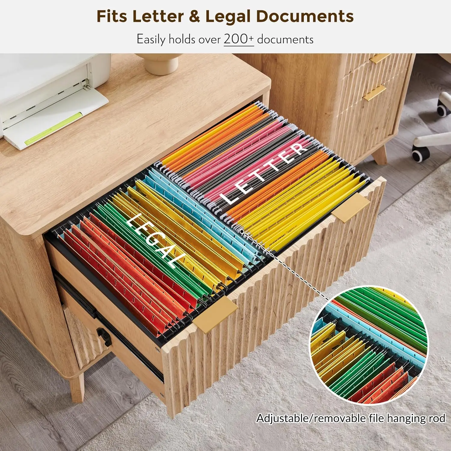 2 Drawer File Cabinet, 30