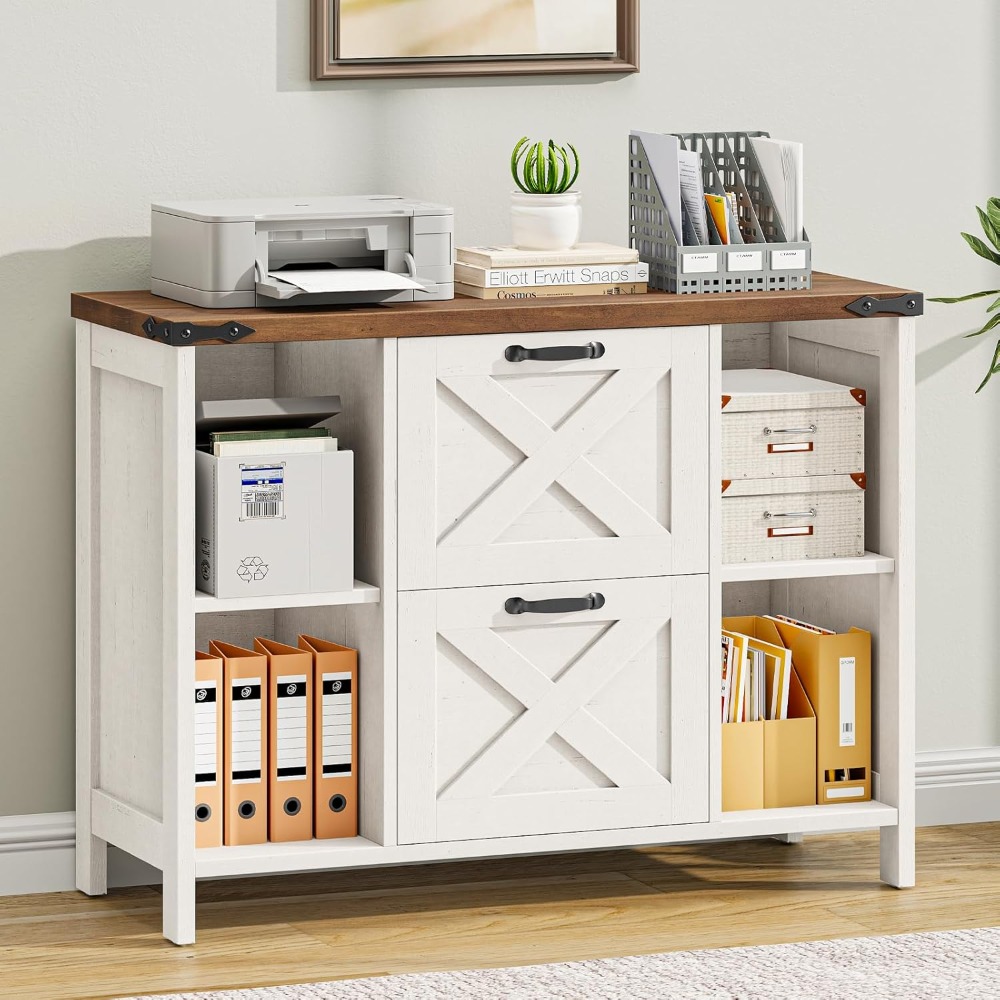 2 Drawer File Cabinet, Farmhou - File Cabinet Lateral บทวิจารณ์และราคา