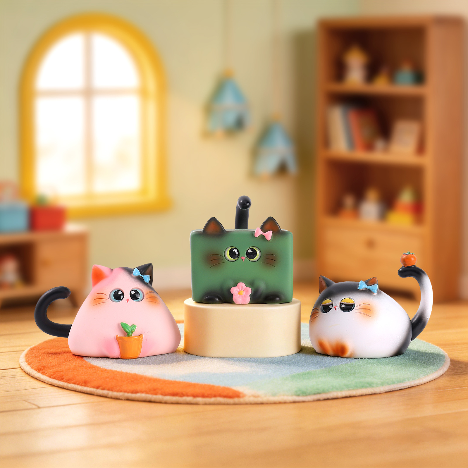 Blind Box Cat Figurine Resin C - Office Furniture Layout บทวิจารณ์และราคา