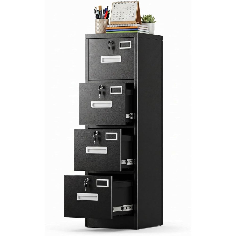 4 Der ile Cabinet with Lock an - Office Furniture Names บทวิจารณ์และราคา