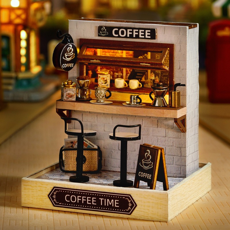 Mini Dollhouse Kit Sakura Stre - Office Furniture Layout บทวิจารณ์และราคา