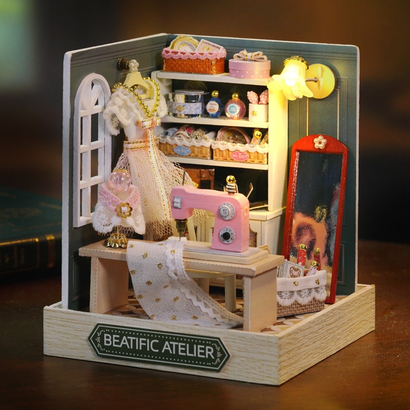 Mini Dollhouse Kit Sakura Stre - Office Furniture Layout บทวิจารณ์และราคา