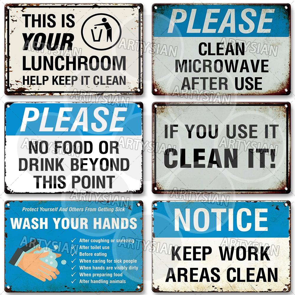 Hygiene Metal Sign No Shoes No - Office Furniture Layout บทวิจารณ์และราคา