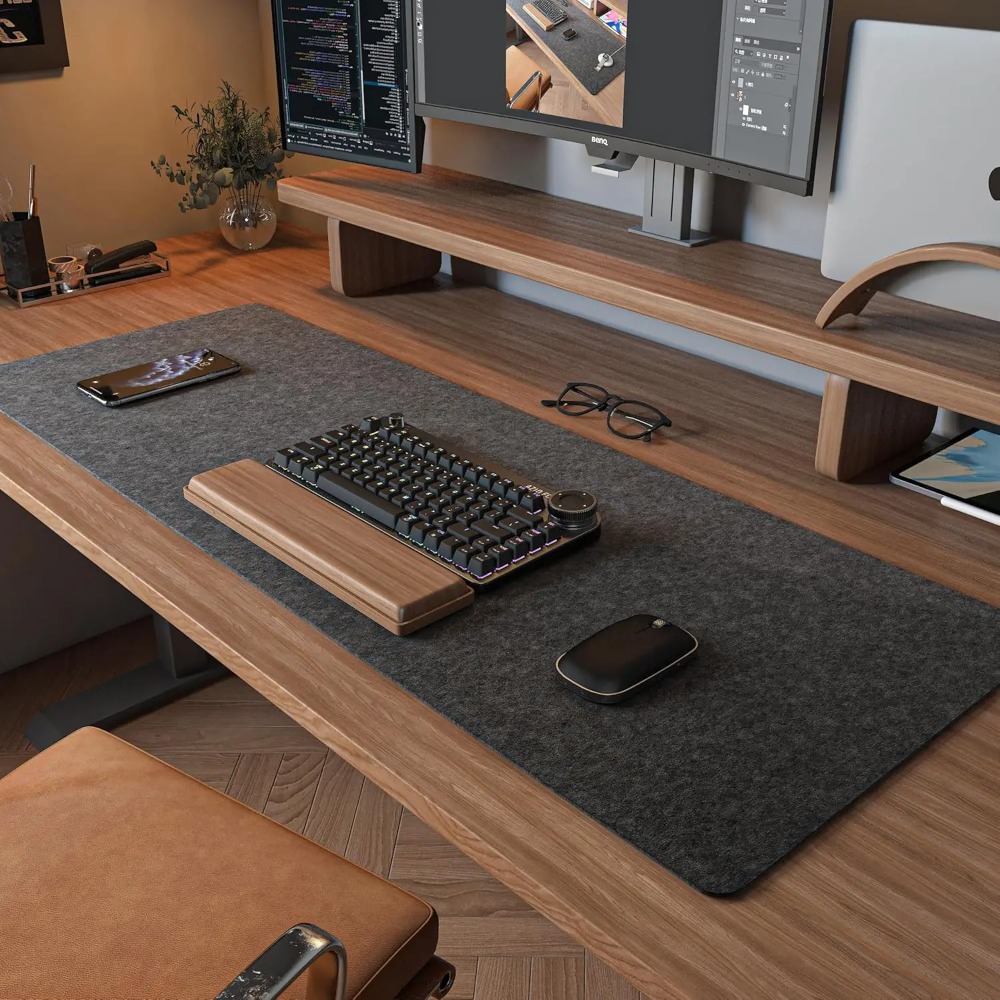 Felt Desk Mat Computer Mat for - Office Furniture China บทวิจารณ์และราคา