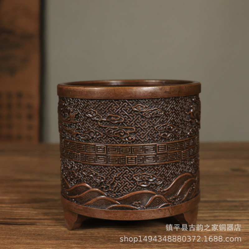 Bronze Incense Burner Cylinder - Office Furniture Phoenix บทวิจารณ์และราคา