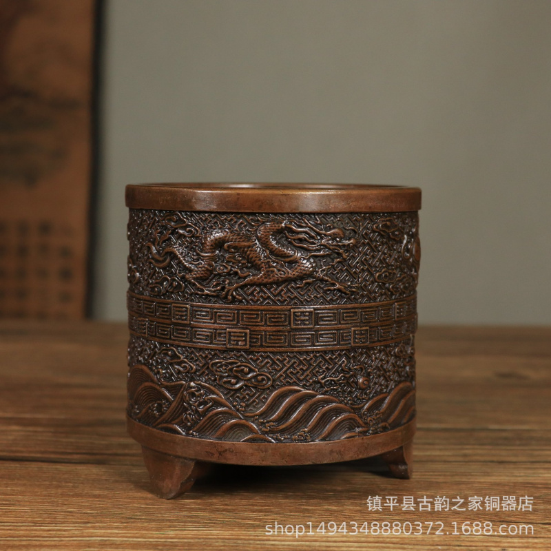 Bronze Incense Burner Cylinder - Office Furniture Phoenix บทวิจารณ์และราคา