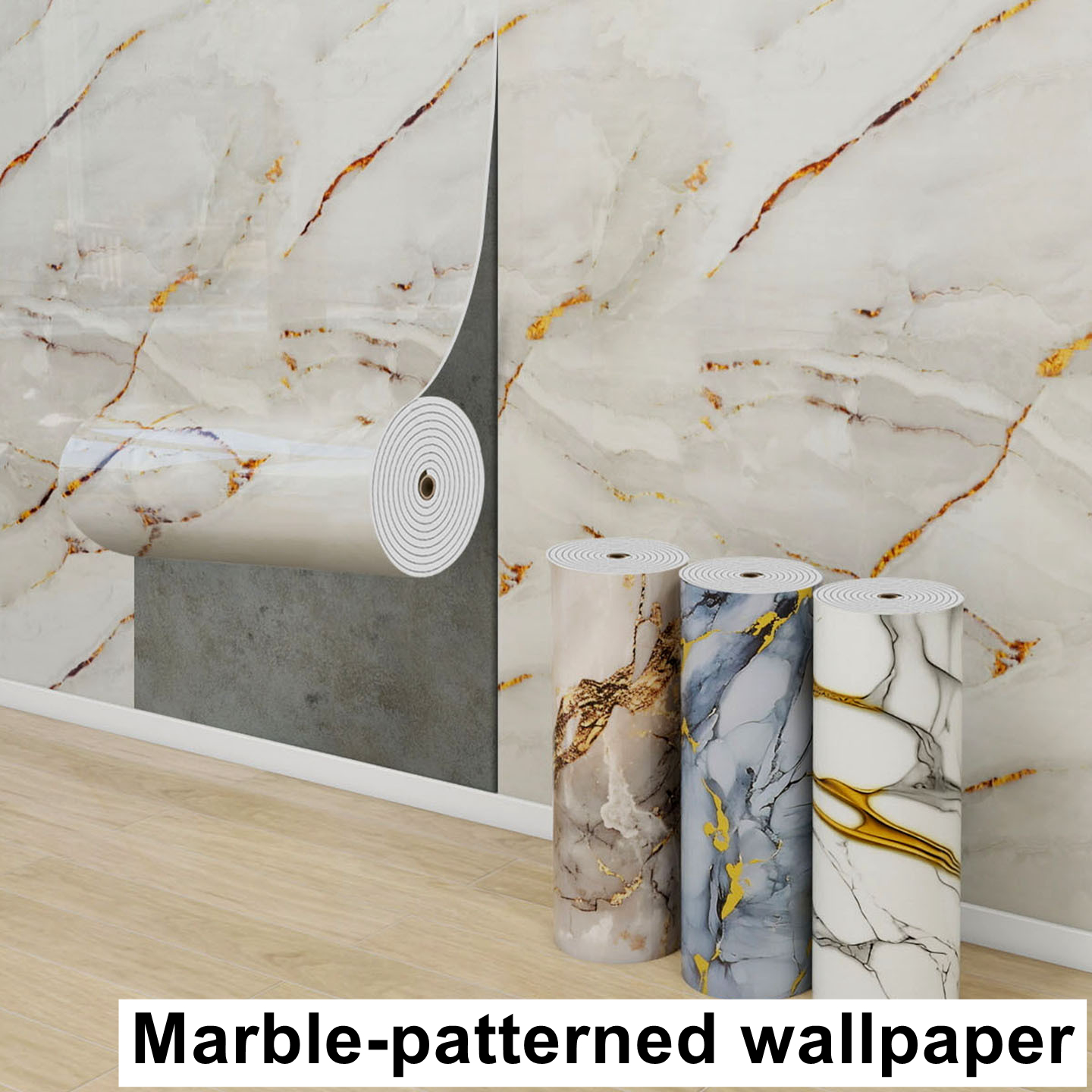 Self-Adhesive Marble Wallpaper - Office Furniture Ghana บทวิจารณ์และราคา