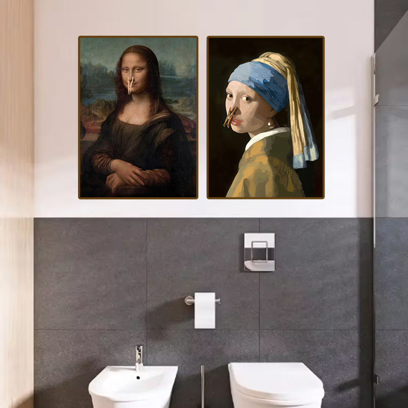 1pc Funny Abstract Bathroom To - Office Furniture Layout บทวิจารณ์และราคา