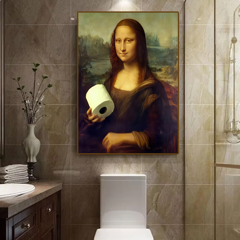 1pc Funny Abstract Bathroom To - Office Furniture Layout บทวิจารณ์และราคา