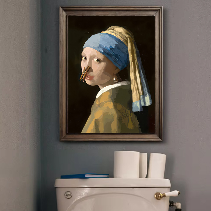 1pc Funny Abstract Bathroom To - Office Furniture Layout บทวิจารณ์และราคา