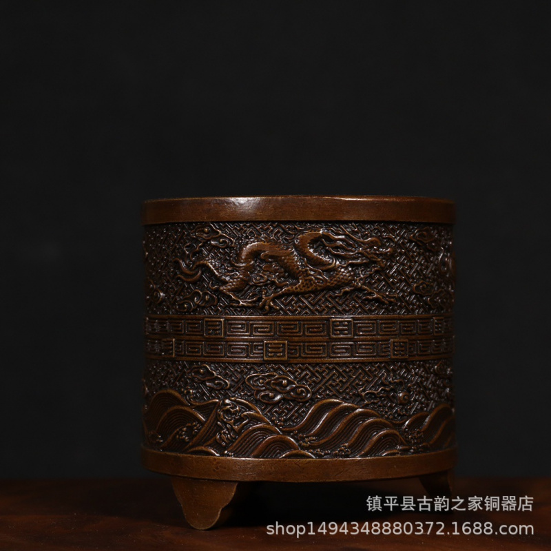 Bronze Incense Burner Cylinder - Office Furniture Phoenix บทวิจารณ์และราคา