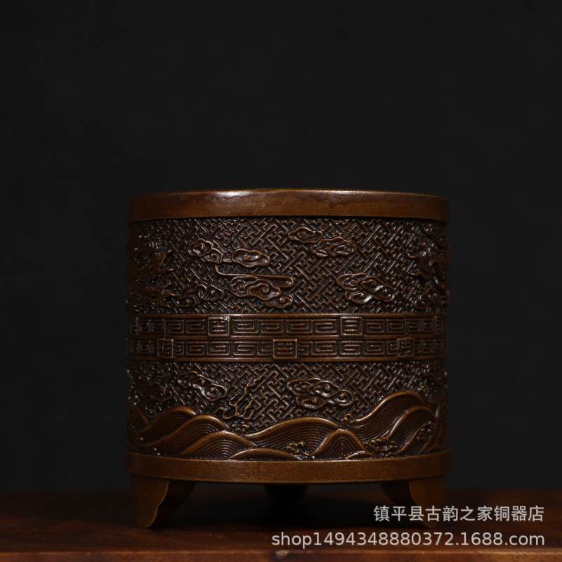 Bronze Incense Burner Cylinder - Office Furniture Phoenix บทวิจารณ์และราคา