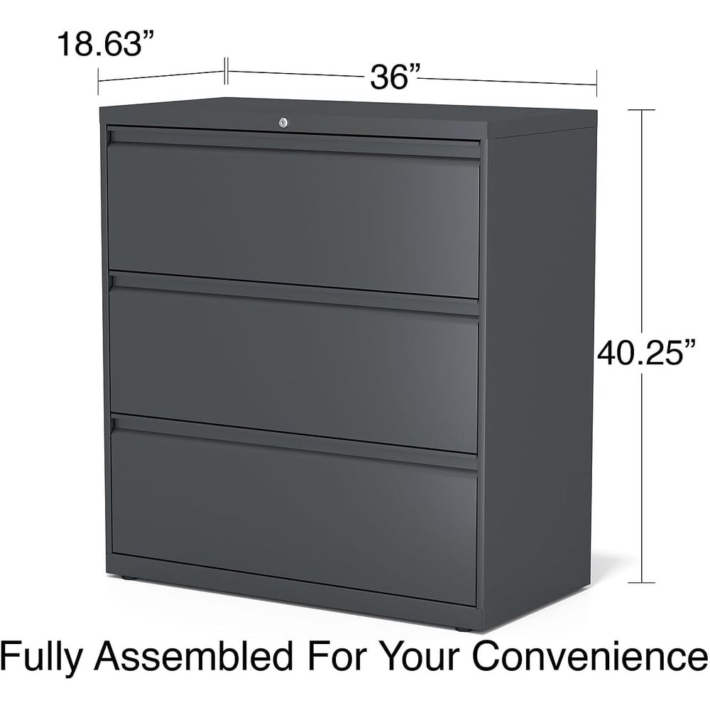 3-Drawer Lateral File Cabinet, - File Cabinet Lateral บทวิจารณ์และราคา