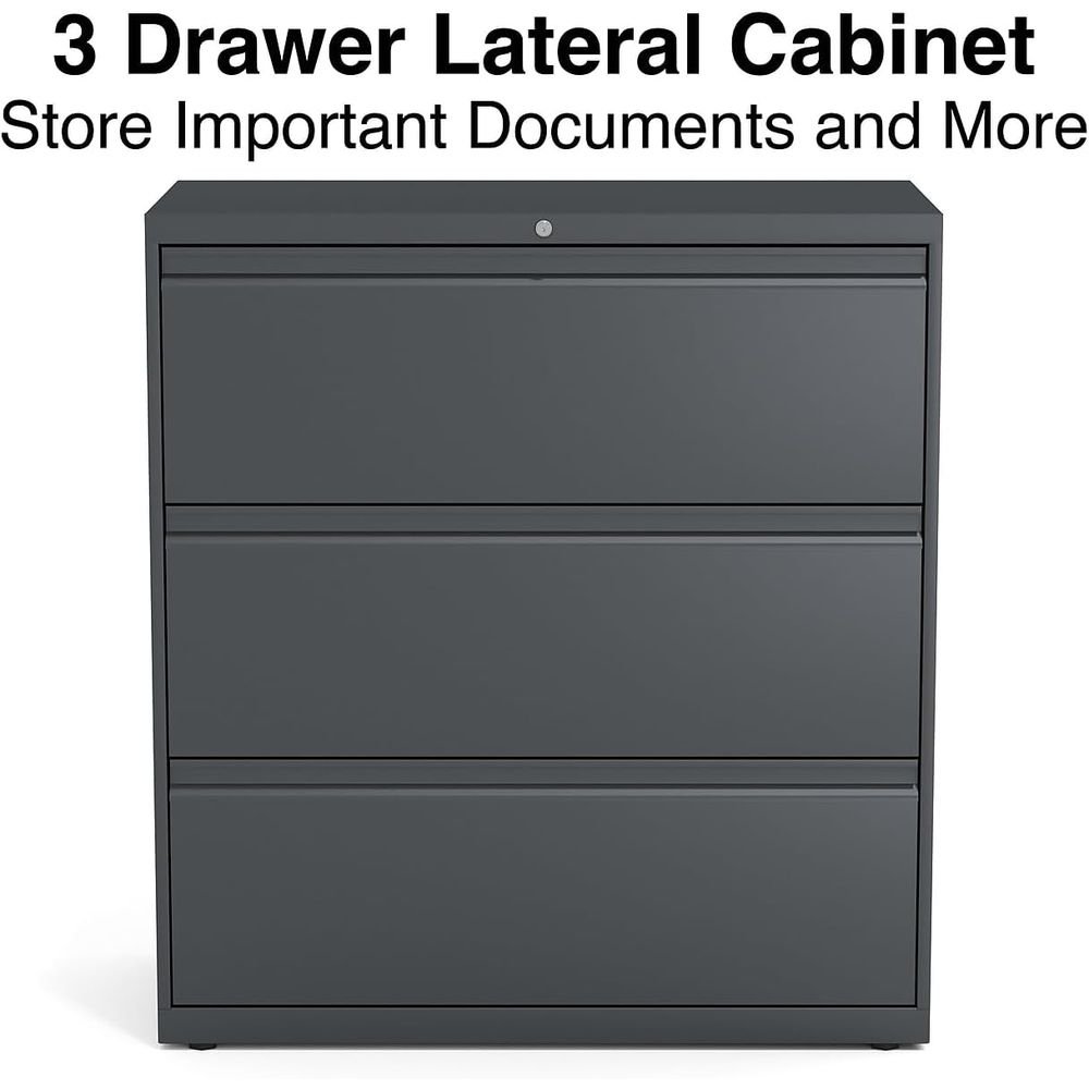 3-Drawer Lateral File Cabinet, - File Cabinet Lateral บทวิจารณ์และราคา