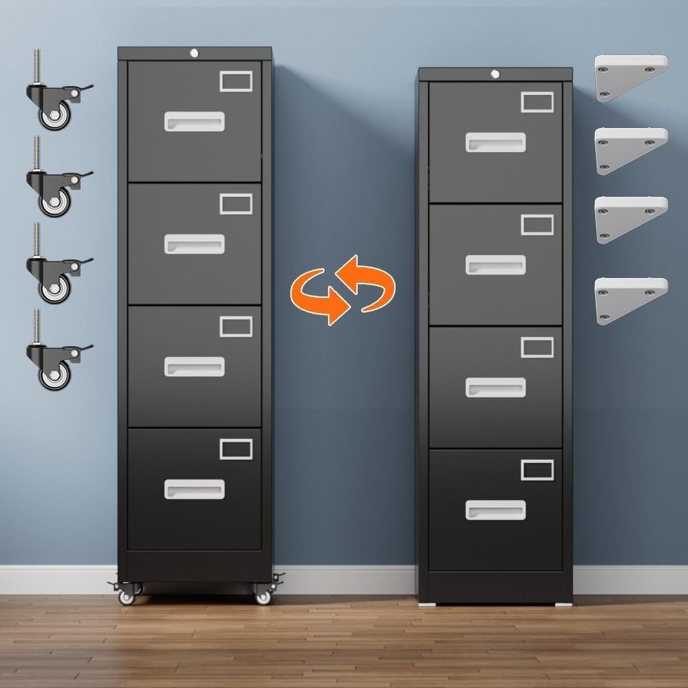 Drawer File Cabinet with Wheel - Office Furniture Names บทวิจารณ์และราคา
