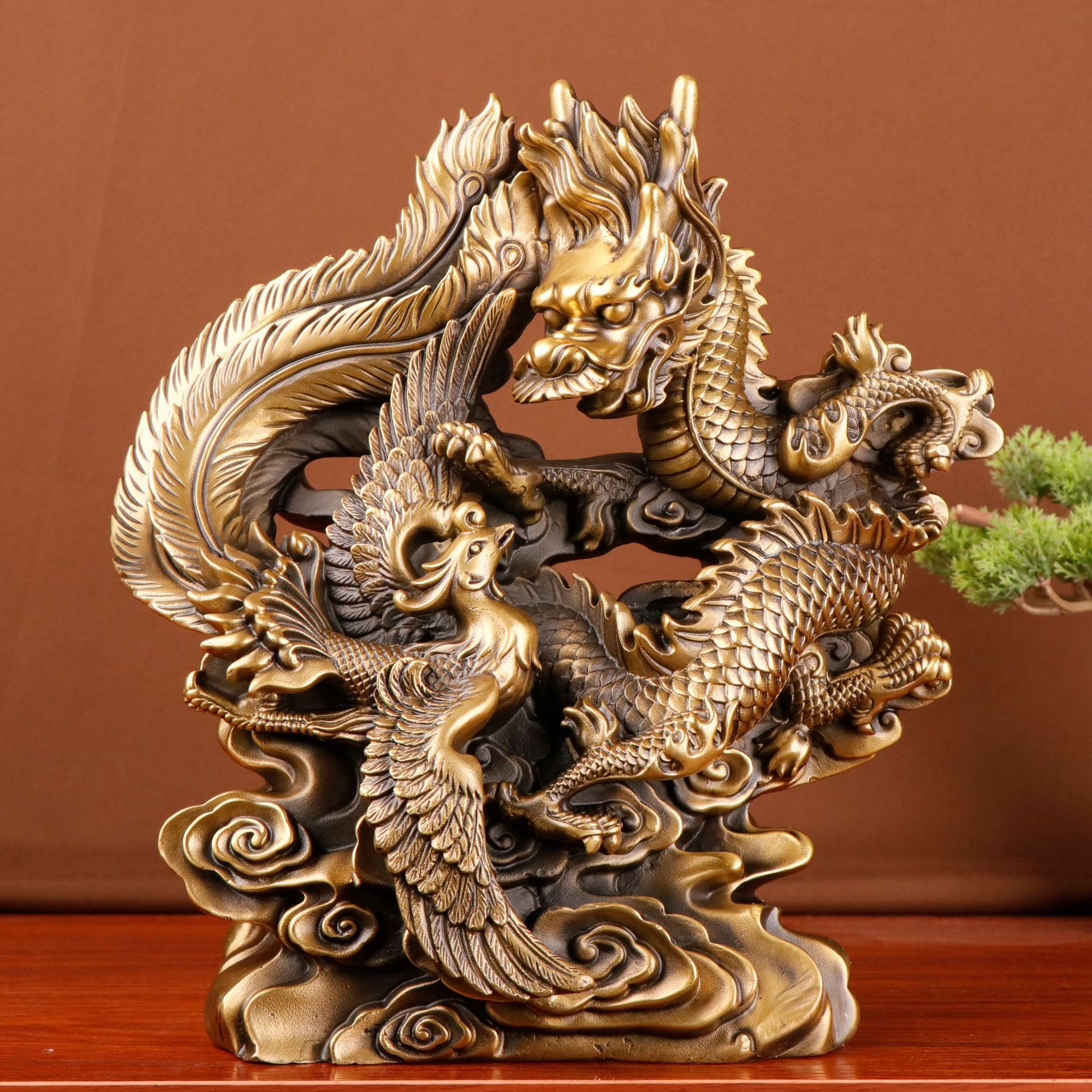 Large Bronze Dragon Phoenix St - Office Furniture Phoenix บทวิจารณ์และราคา