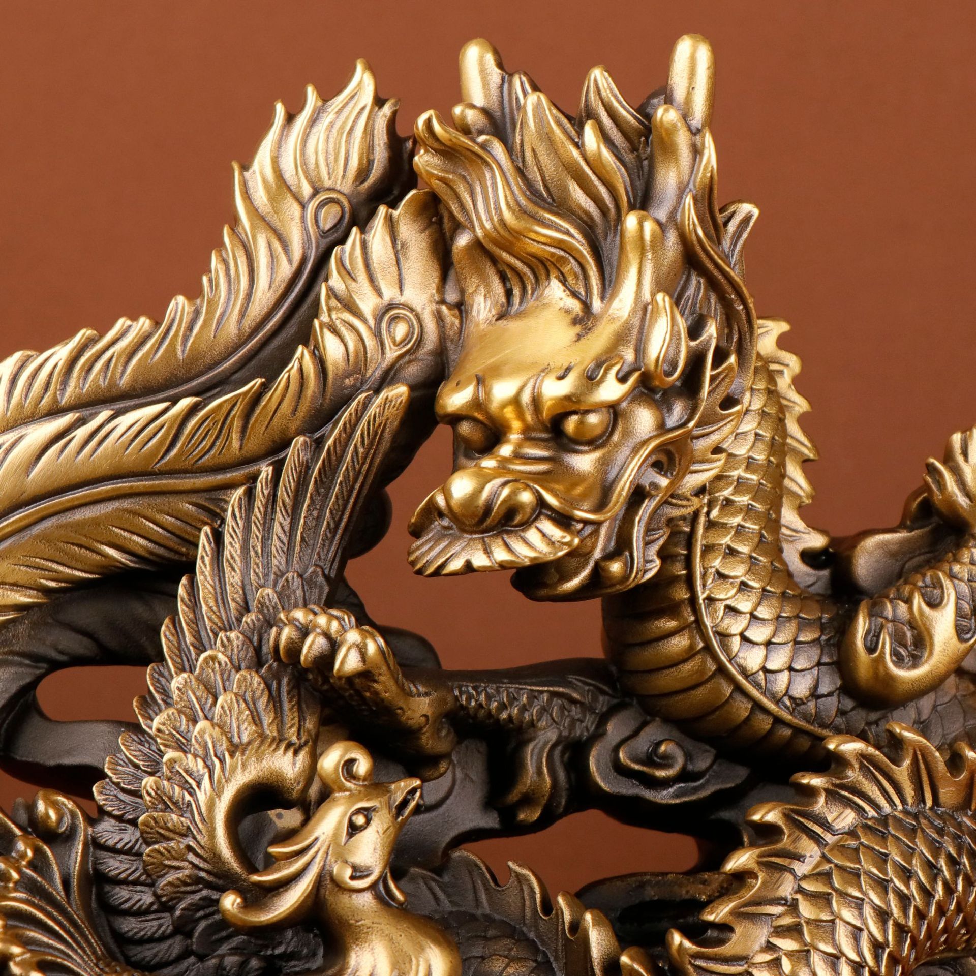 Large Bronze Dragon Phoenix St - Office Furniture Phoenix บทวิจารณ์และราคา