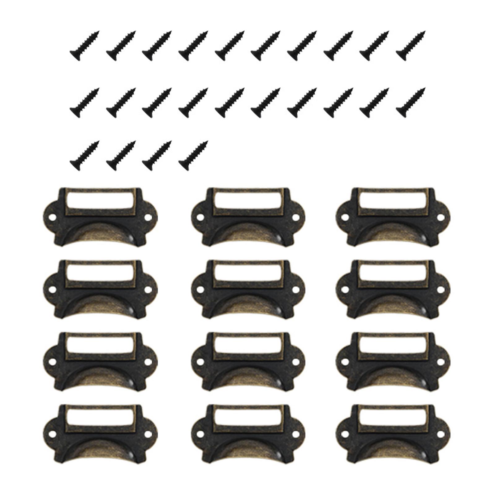 12Pcs Metal Drawer Pulls Tag F - Office Furniture Names บทวิจารณ์และราคา