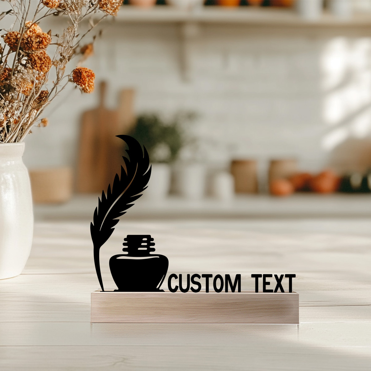 Custom Metal Desk Name Plate F - Office Furniture Names บทวิจารณ์และราคา