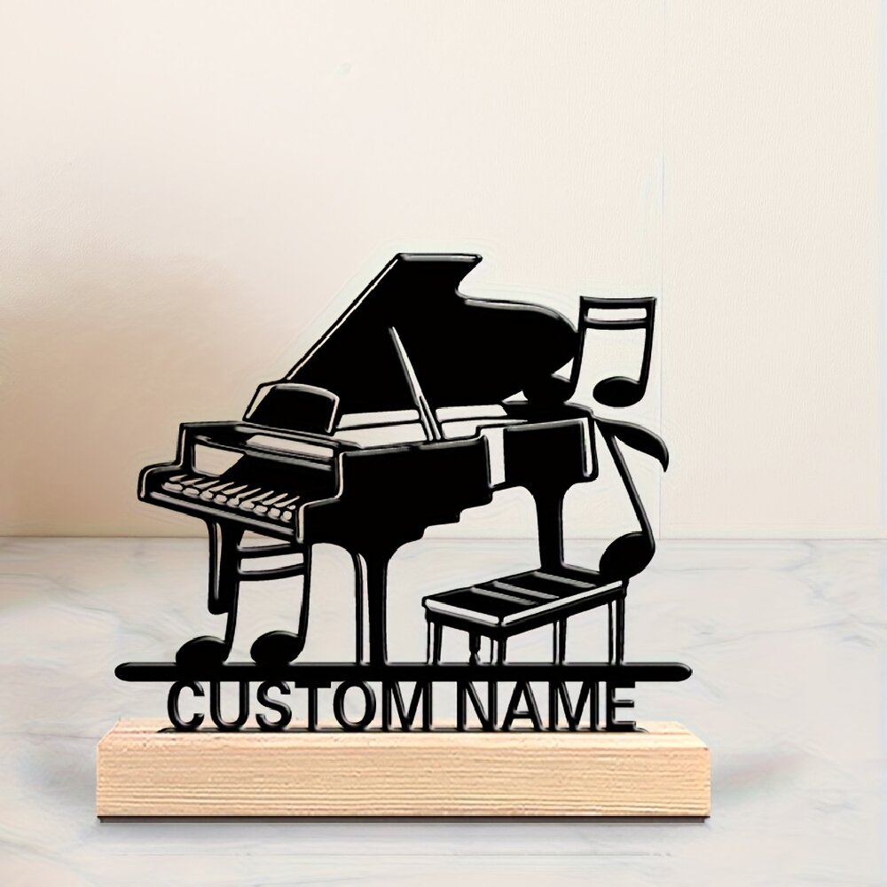 Personalized Piano Silhouette  - Office Furniture Names บทวิจารณ์และราคา