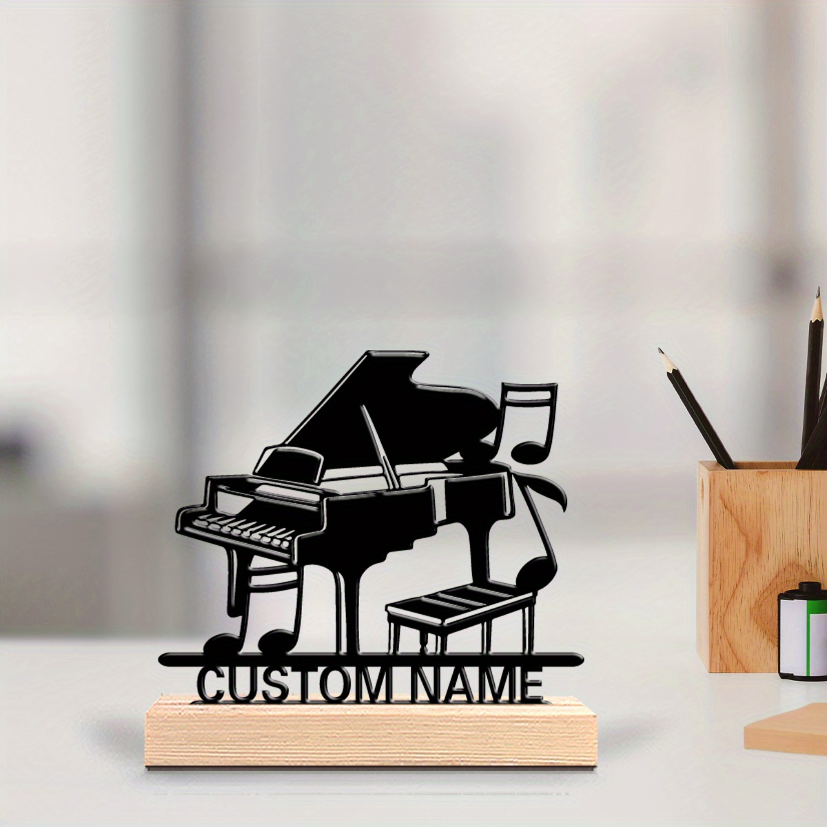 Personalized Piano Silhouette  - Office Furniture Names บทวิจารณ์และราคา
