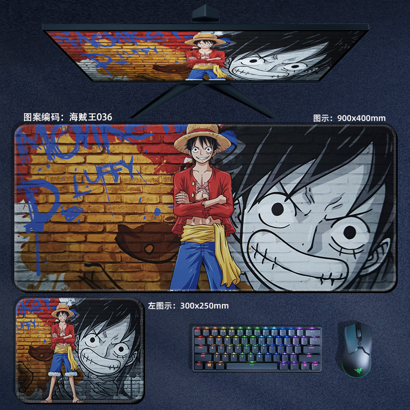 Anime ONE PIECE Leather Mouse  - Office Furniture Layout บทวิจารณ์และราคา