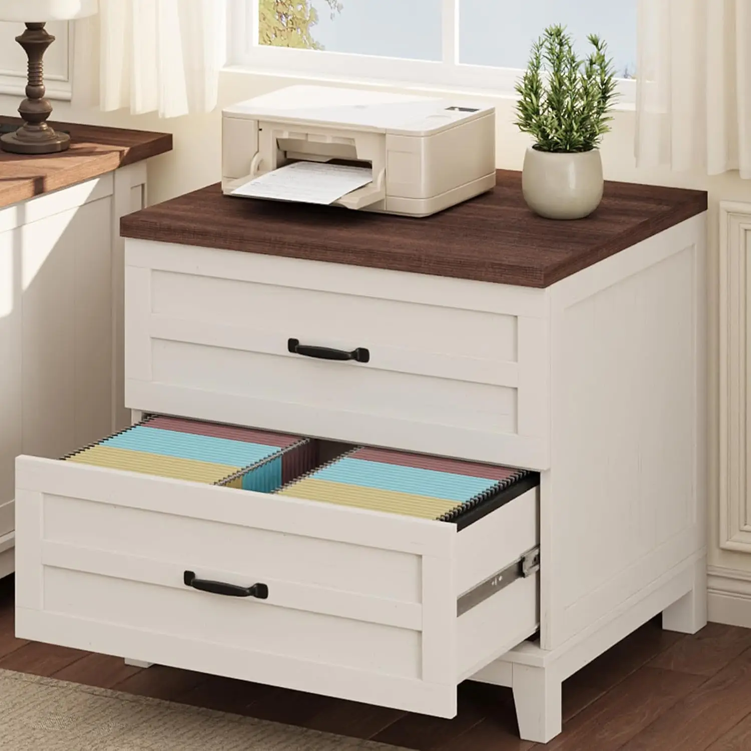 Farmhouse Lateral File Cabinet - File Cabinet Lateral บทวิจารณ์และราคา