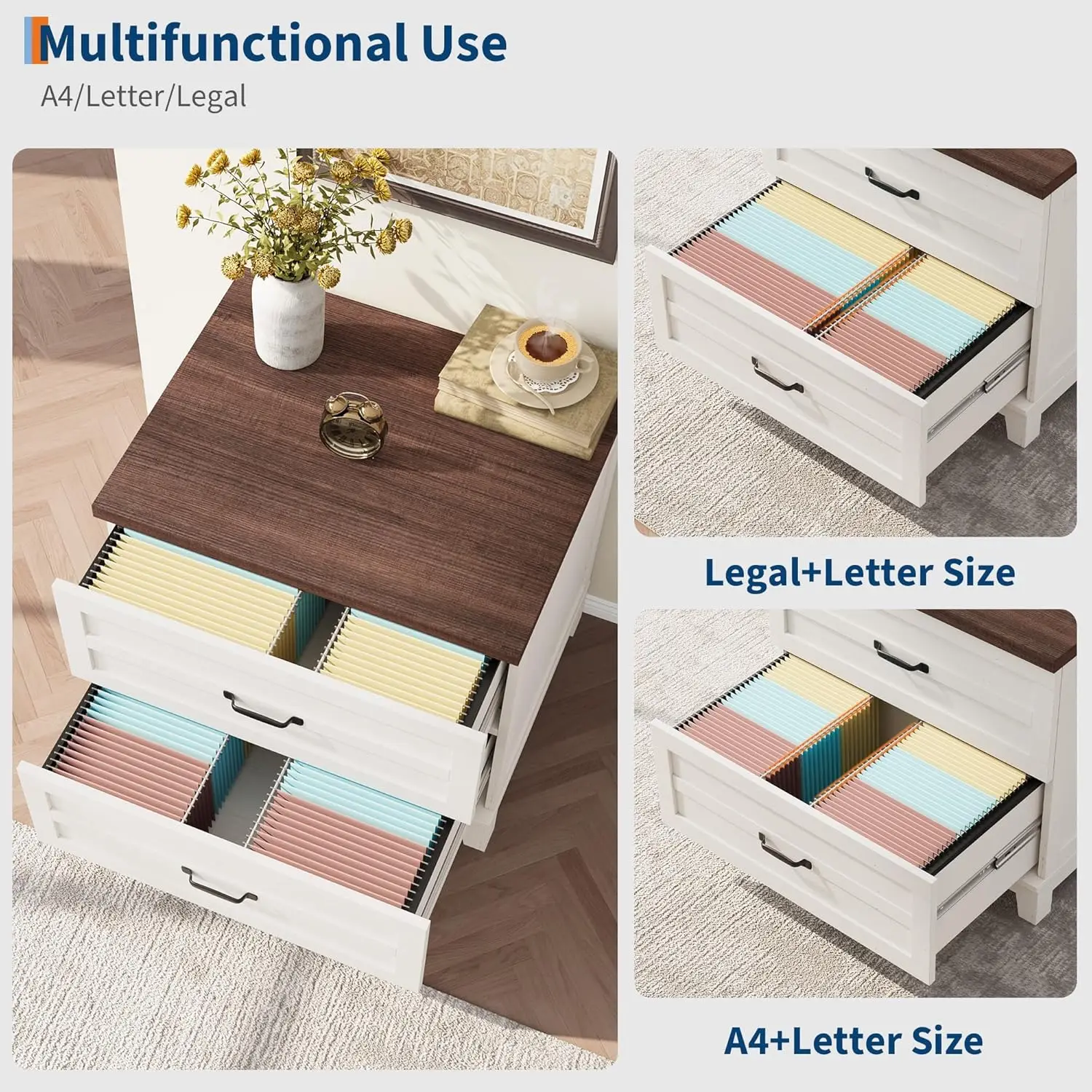 Farmhouse Lateral File Cabinet - File Cabinet Lateral บทวิจารณ์และราคา